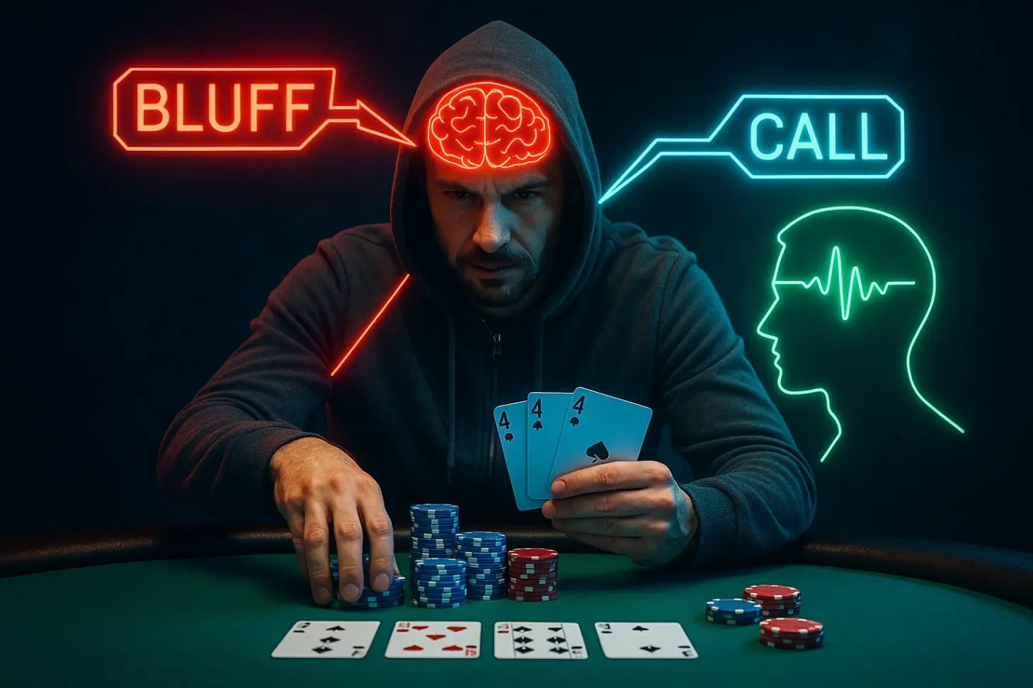 Блеф в покере: как читать оппонентов и действовать точно