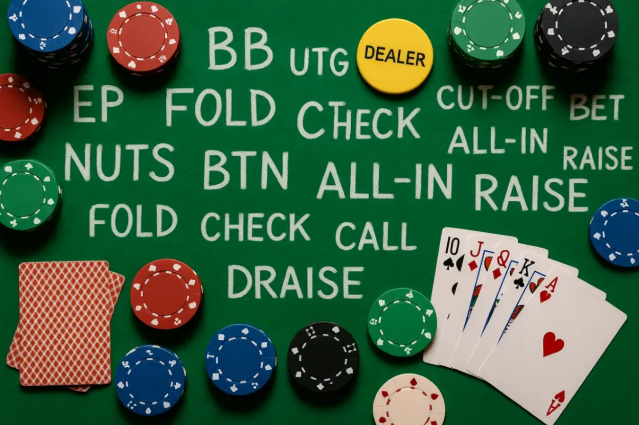 Покерные термины и сокращения — словарь игрока